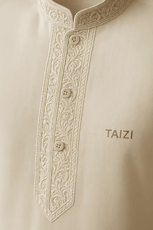 Close-up of high-quality stitching